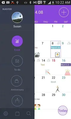 Naver Calendar android App screenshot 1