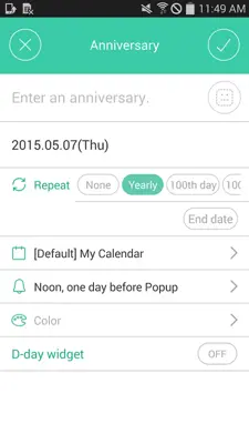 Naver Calendar android App screenshot 4